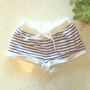 ZARA BABY Girls Striped Cotton Shorts